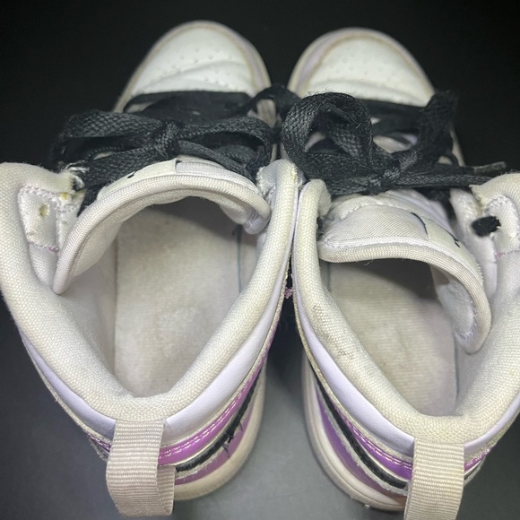 Jordan 1 Mid Grape Kids Basketball Sneaker Size 13C - Picture 7 of 7
